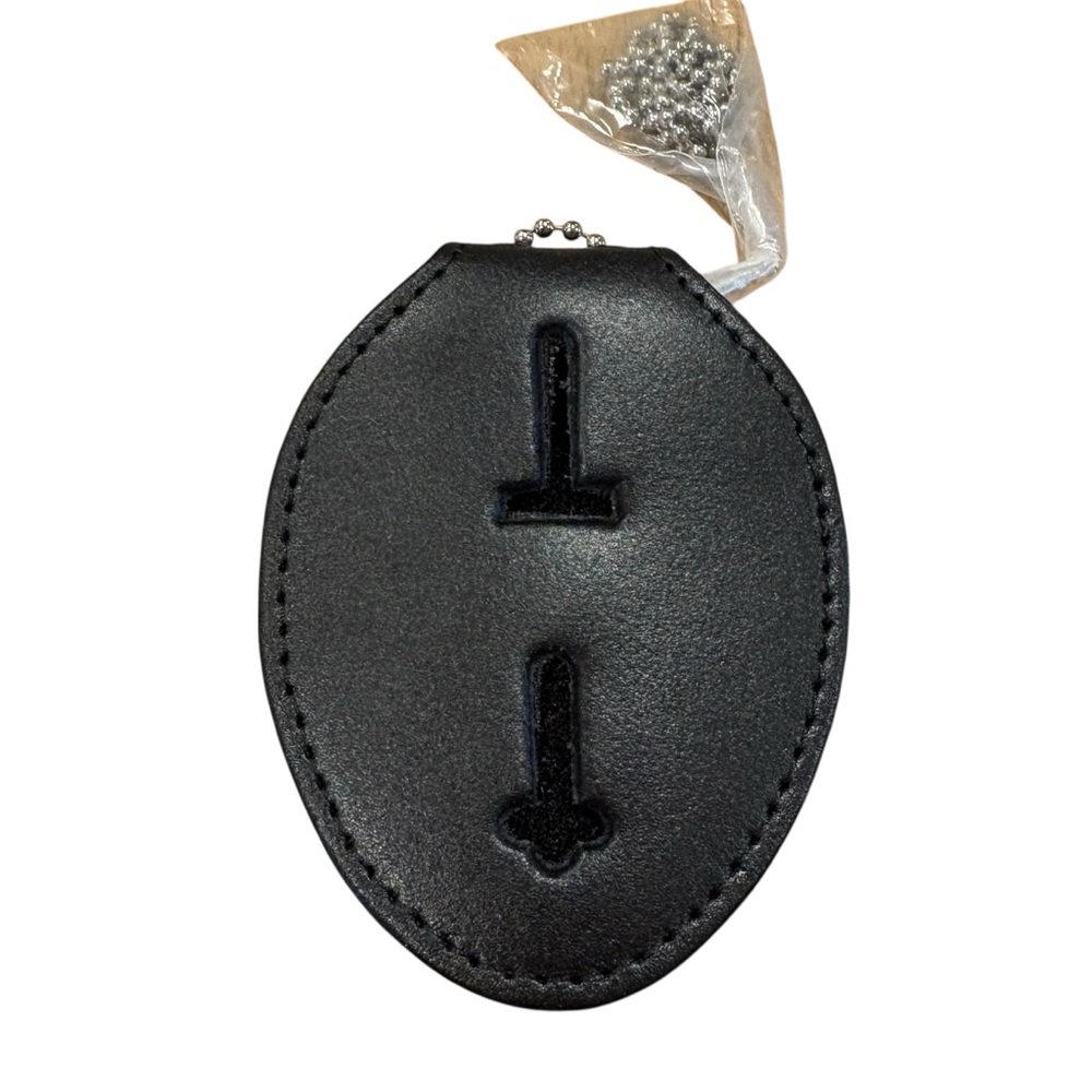Hero’s Pride Black Leather Badge Holder